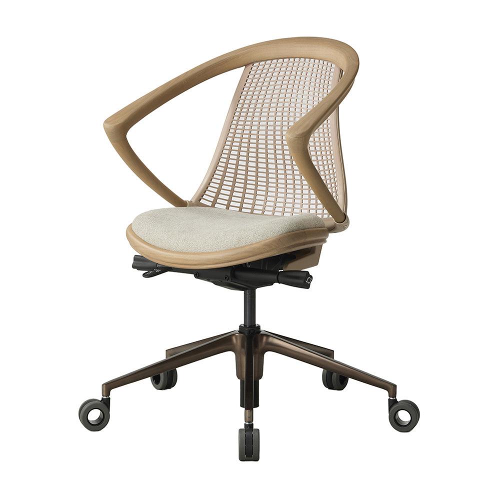 【美品・定価23万】オリバー　高級 オフィスチェア　Oliver ワーキング WonW Chair】美しいフォルムと快適な座り心地、環境にも配慮した、木製